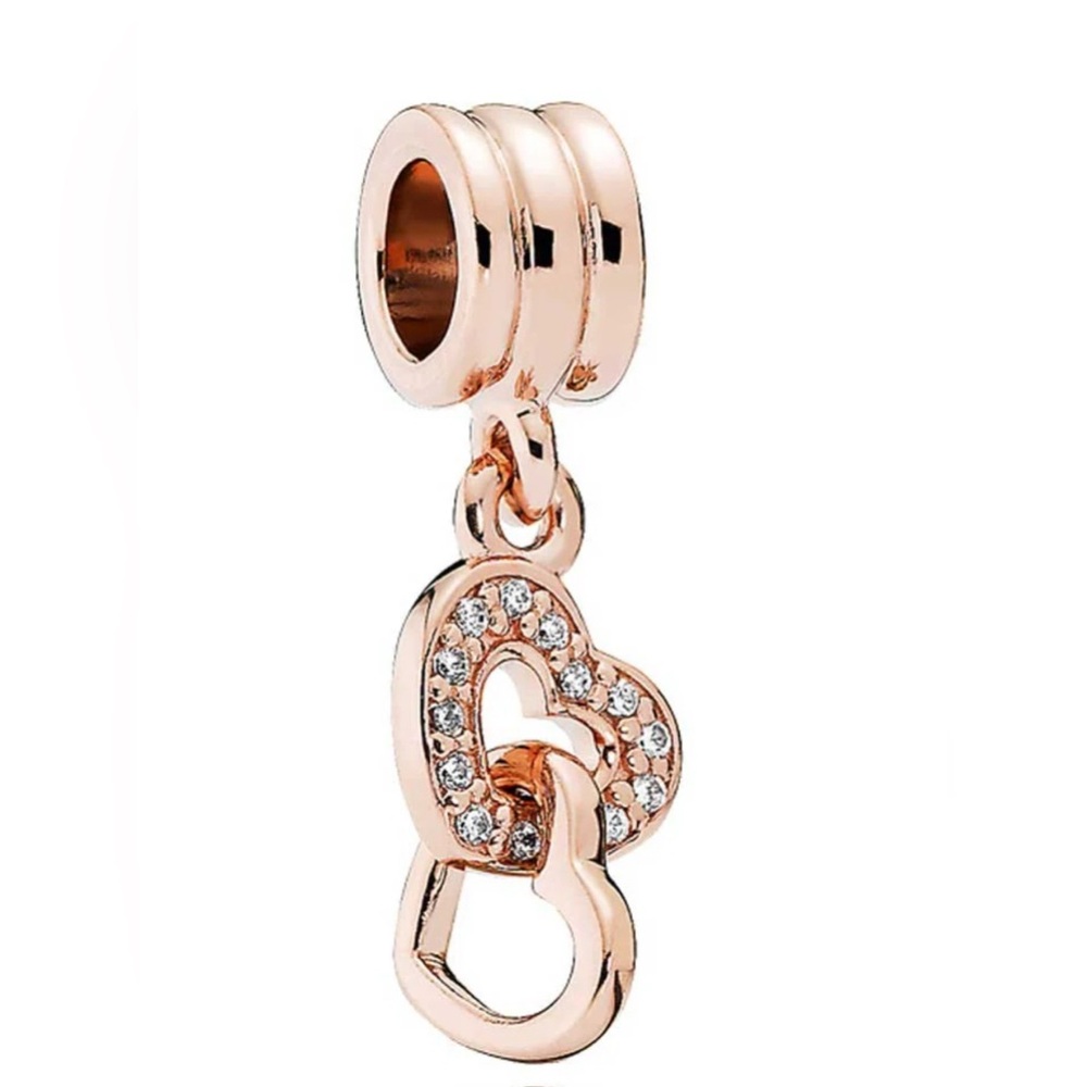 Pandora Double Heart Dangle Charm